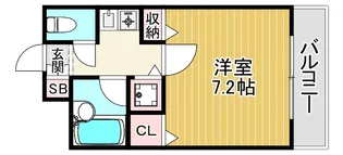 大阪府大阪市城東区野江2【マンション】の間取り
