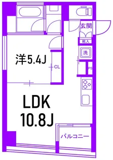 d-passage【4階】の間取り
