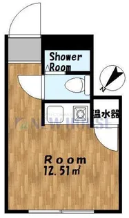 いづみハイツ市ヶ谷【7階】の間取り