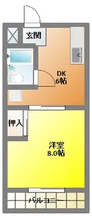 カサベルデ【3階】の間取り
