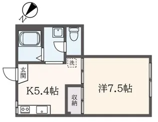 サニーヒルズ【1階】の間取り