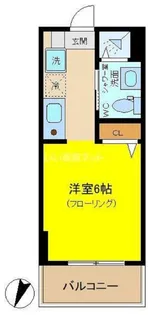 フラットK【3階】の間取り