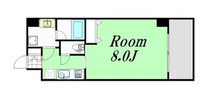 エルソル江坂【4階】の間取り