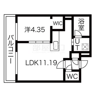 北海道札幌市西区八軒三条西1【マンション】の間取り