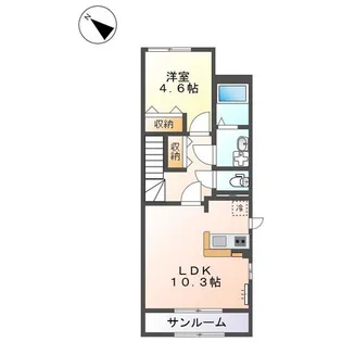 サザン テラス【2階】の間取り