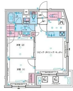 東京都板橋区東山町【マンション】の間取り