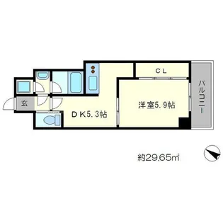 GrandE terna京都【3階】の間取り