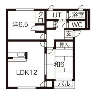プラセール A棟【2階】の間取り