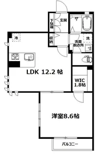 メゾン アン ソレイエ【2階】の間取り