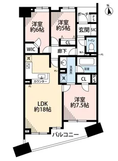 東京都文京区水道1【マンション】の間取り