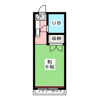 東京都品川区南品川6【アパート】の間取り