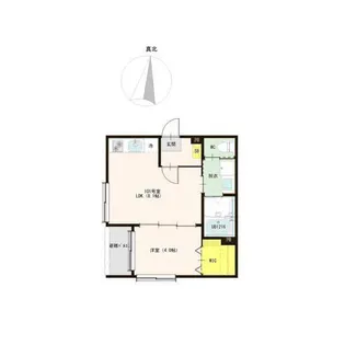 ハーモニーテラス星宮町【1階】の間取り