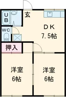 ルフランイノ【1階】の間取り