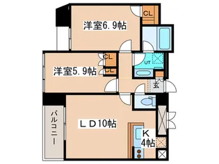 グランカーサ裏参道【8階】の間取り
