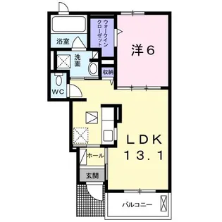 ブラーボ【1階】の間取り