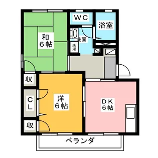 ディアス高丘 II【2階】の間取り
