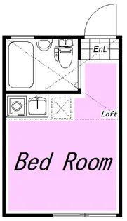ユナイト鋼管通シプリアーノ【2階】の間取り