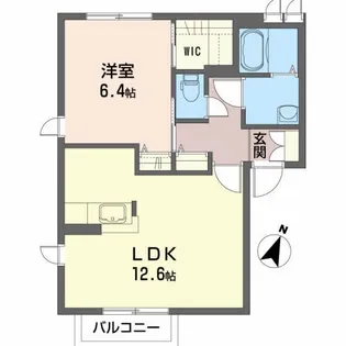 ラフィーネ水沢【1階】の間取り