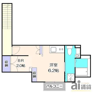 東京都小平市大沼町2【アパート】の間取り