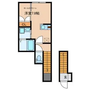 Colored Square中野坂上【2階】の間取り