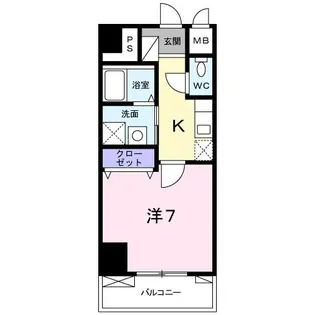 アクアセゾン【3階】の間取り