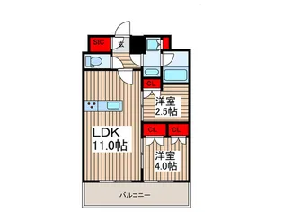 LIME RESIDENCE KAWAGUCHI EAST【8階】の間取り