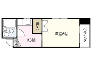 YYビル宝町【3階】の間取り