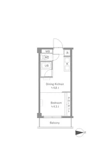REN永山【4階】の間取り