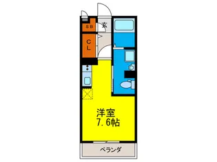 Front House A棟【2階】の間取り