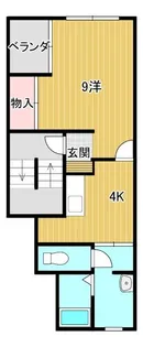 片岡ビル【4階】の間取り