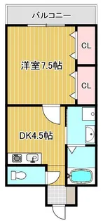 ハイレスト五日市【3階】の間取り