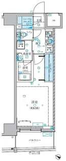 ベルシード横濱大通り公園【8階】の間取り
