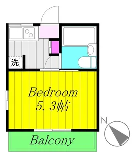 フォレット西生田【2階】の間取り