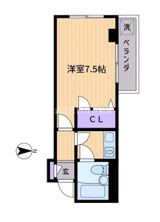 リベルテ笹塚【2階】の間取り