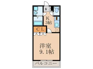 アメニティプレイス・E【2階】の間取り