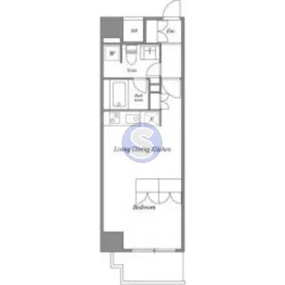 南堀江アパートメントシエロ【11階】の間取り