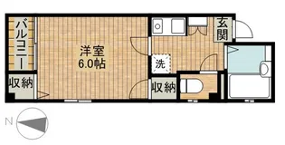 グルワール中原【2階】の間取り