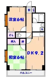 アミュゼ壱番館【3階】の間取り
