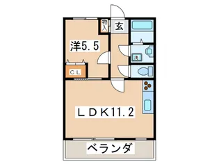 aube【4階】の間取り