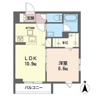 スヴニール メゾン 101号室【1階】の間取り