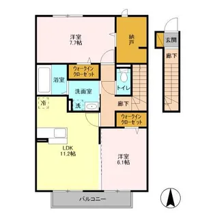 山王NTステージ A【2階】の間取り