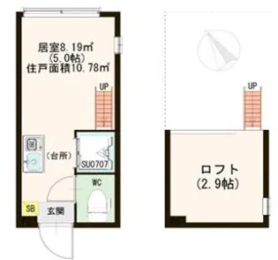 ハーモニーテラス南砂III【1階】の間取り