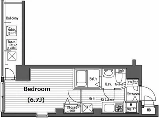 ガラ・シティ横浜西口【4階】の間取り