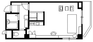花京院ビル【7階】の間取り