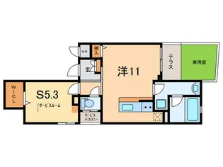 MAISON DOUCE【1階】の間取り