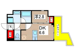 GRANPASEO亀有【9階】の間取り