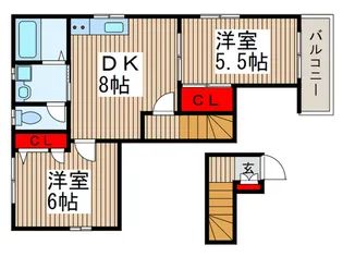 グロリア【2階】の間取り