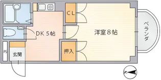 ウィングコーポ田原【3階】の間取り
