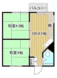 クレアション青砥【5階】の間取り