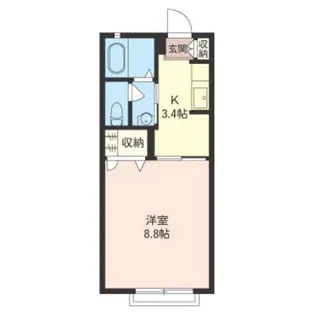 ウイングフィールド【2階】の間取り